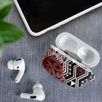 New Zealand AirPods Case Aotearoa Kowhaiwhai Mix Taniko Art - Aussie Hoodie