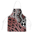 New Zealand Apron Aotearoa Kowhaiwhai Mix Taniko Art - Aussie Hoodie