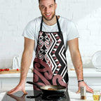 New Zealand Apron Aotearoa Kowhaiwhai Mix Taniko Art - Aussie Hoodie