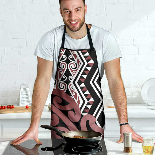 New Zealand Apron Aotearoa Kowhaiwhai Mix Taniko Art - Aussie Hoodie
