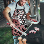 New Zealand Apron Aotearoa Kowhaiwhai Mix Taniko Art - Aussie Hoodie