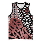 New Zealand Basketball Jersey Aotearoa Kowhaiwhai Mix Taniko Art - Aussie Hoodie