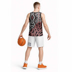New Zealand Basketball Jersey Aotearoa Kowhaiwhai Mix Taniko Art - Aussie Hoodie