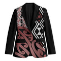 New Zealand Blazer Aotearoa Kowhaiwhai Mix Taniko Art - Aussie Hoodie
