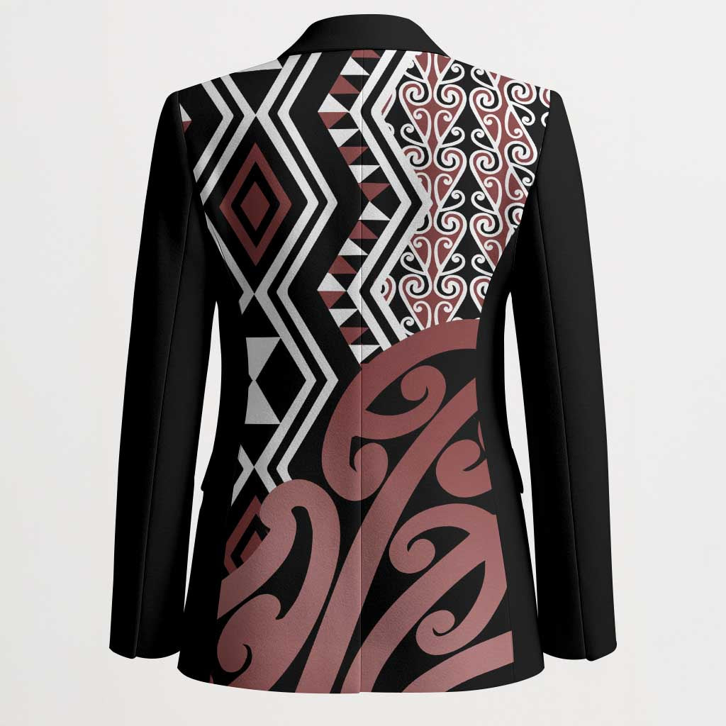 New Zealand Blazer Aotearoa Kowhaiwhai Mix Taniko Art - Aussie Hoodie
