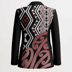 New Zealand Blazer Aotearoa Kowhaiwhai Mix Taniko Art - Aussie Hoodie