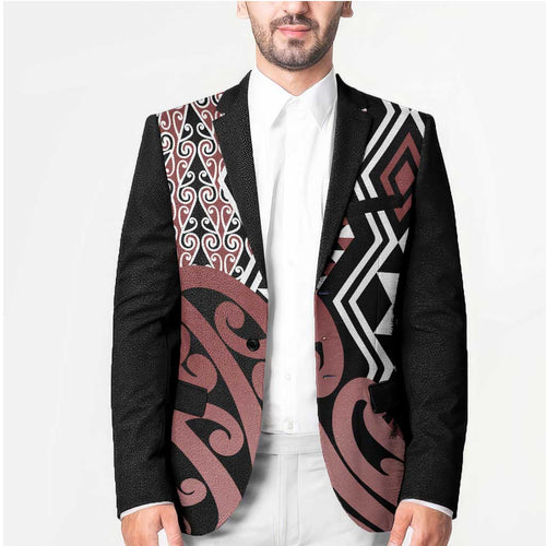 New Zealand Blazer Aotearoa Kowhaiwhai Mix Taniko Art - Aussie Hoodie