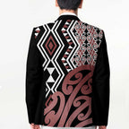 New Zealand Blazer Aotearoa Kowhaiwhai Mix Taniko Art - Aussie Hoodie