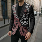 New Zealand Blazer Aotearoa Kowhaiwhai Mix Taniko Art - Aussie Hoodie