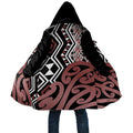 New Zealand Cloak Aotearoa Kowhaiwhai Mix Taniko Art - Aussie Hoodie
