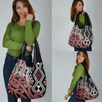 New Zealand Grocery Bag Aotearoa Kowhaiwhai Mix Taniko Art
