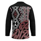 New Zealand Hockey Jersey Aotearoa Kowhaiwhai Mix Taniko Art - Aussie Hoodie