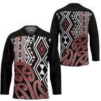 New Zealand Hockey Jersey Aotearoa Kowhaiwhai Mix Taniko Art - Aussie Hoodie