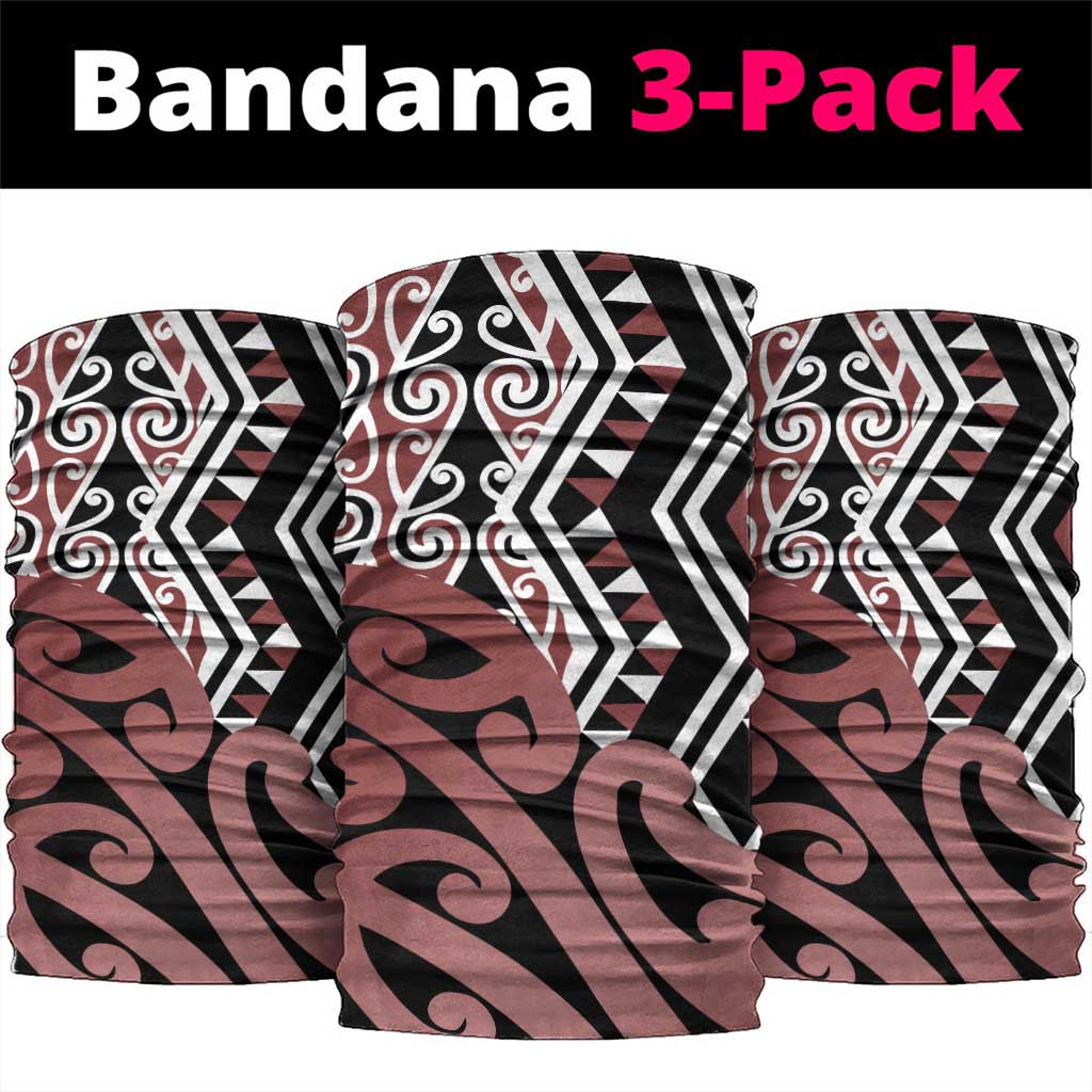 New Zealand Neck Gaiter Aotearoa Kowhaiwhai Mix Taniko Art - Aussie Hoodie