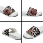 New Zealand Slide Sandals Aotearoa Kowhaiwhai Mix Taniko Art - Aussie Hoodie