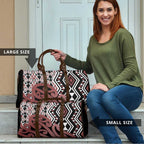 New Zealand Travel Bag Aotearoa Kowhaiwhai Mix Taniko Art - Aussie Hoodie