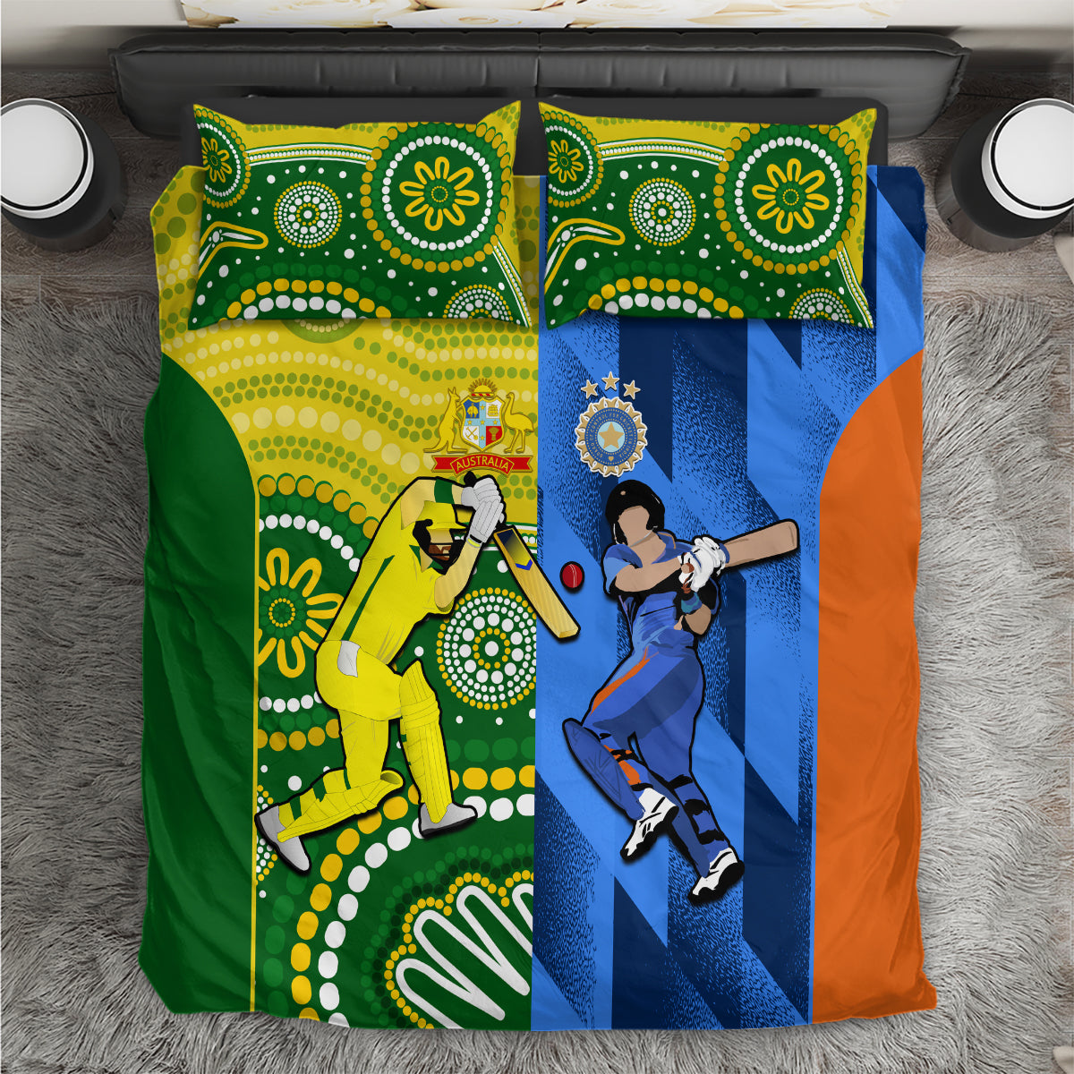 australia-and-india-cricket-bedding-set-2023-world-cup-final-together