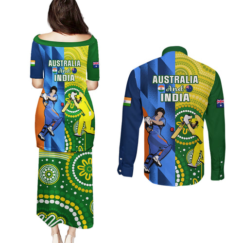 australia-and-india-cricket-couples-matching-puletasi-dress-and-long-sleeve-button-shirt-2023-world-cup-final-together