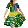 australia-and-india-cricket-kid-short-sleeve-dress-2023-world-cup-final-together