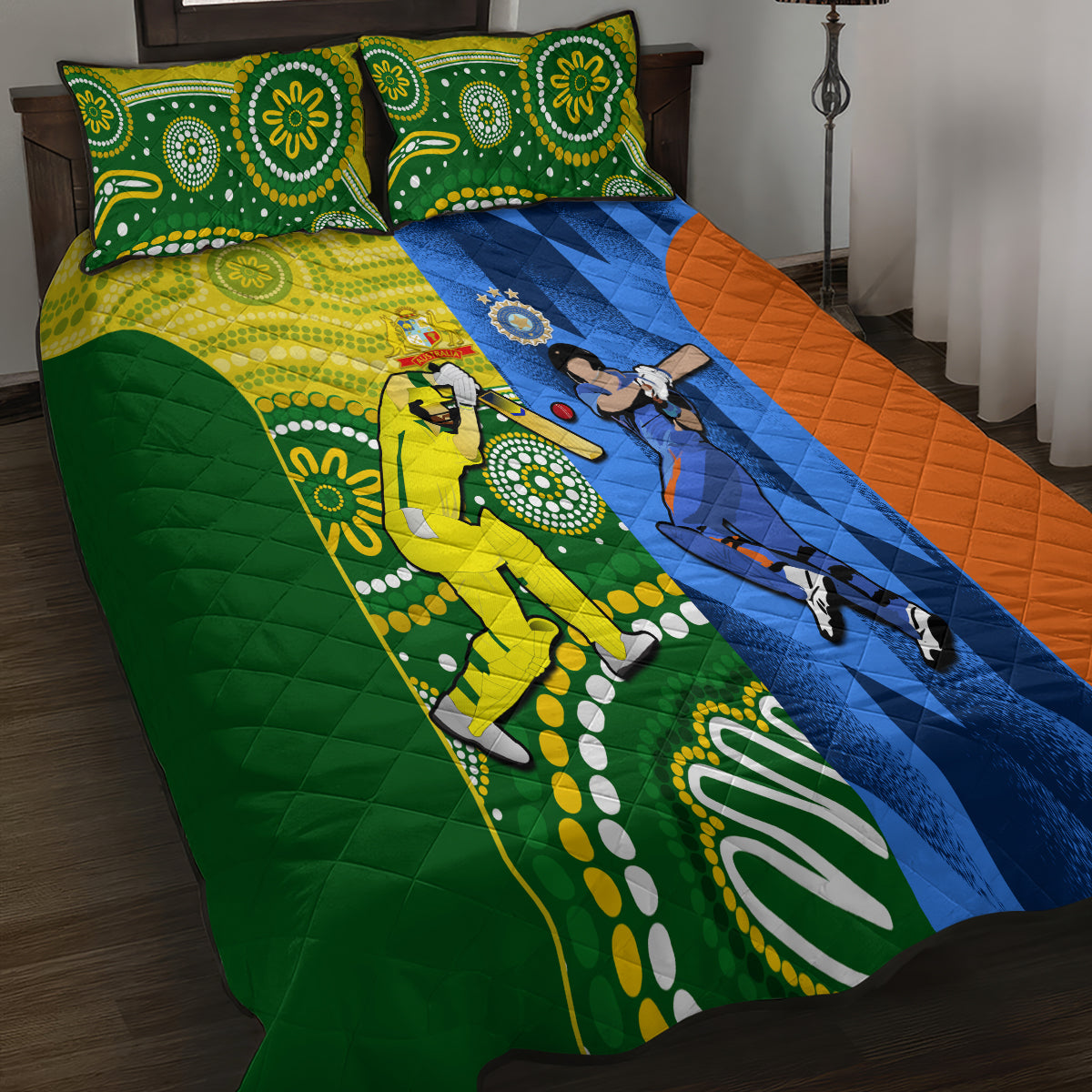 australia-and-india-cricket-quilt-bed-set-2023-world-cup-final-together