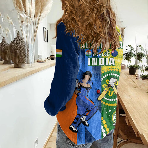 australia-and-india-cricket-women-casual-shirt-2023-world-cup-final-together