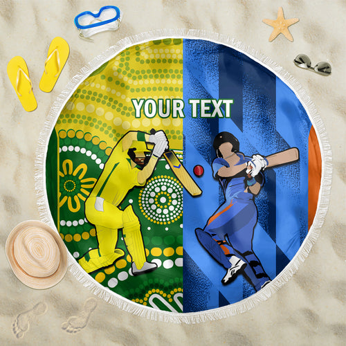 custom-australia-and-india-cricket-beach-blanket-2023-world-cup-final-together