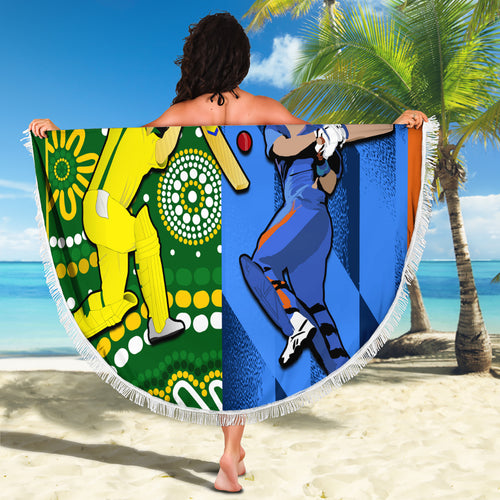custom-australia-and-india-cricket-beach-blanket-2023-world-cup-final-together
