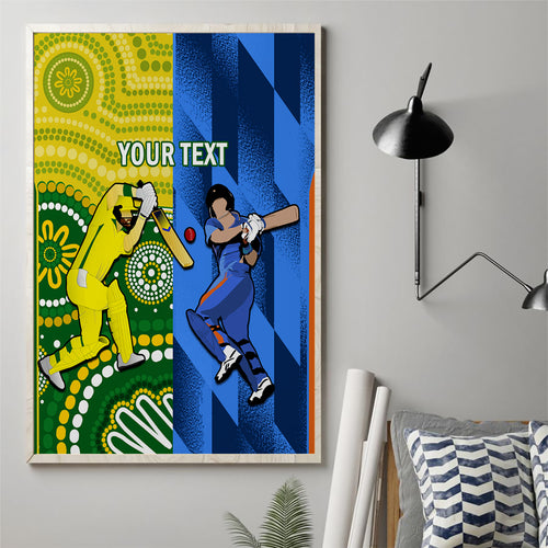 custom-australia-and-india-cricket-canvas-wall-art-2023-world-cup-final-together
