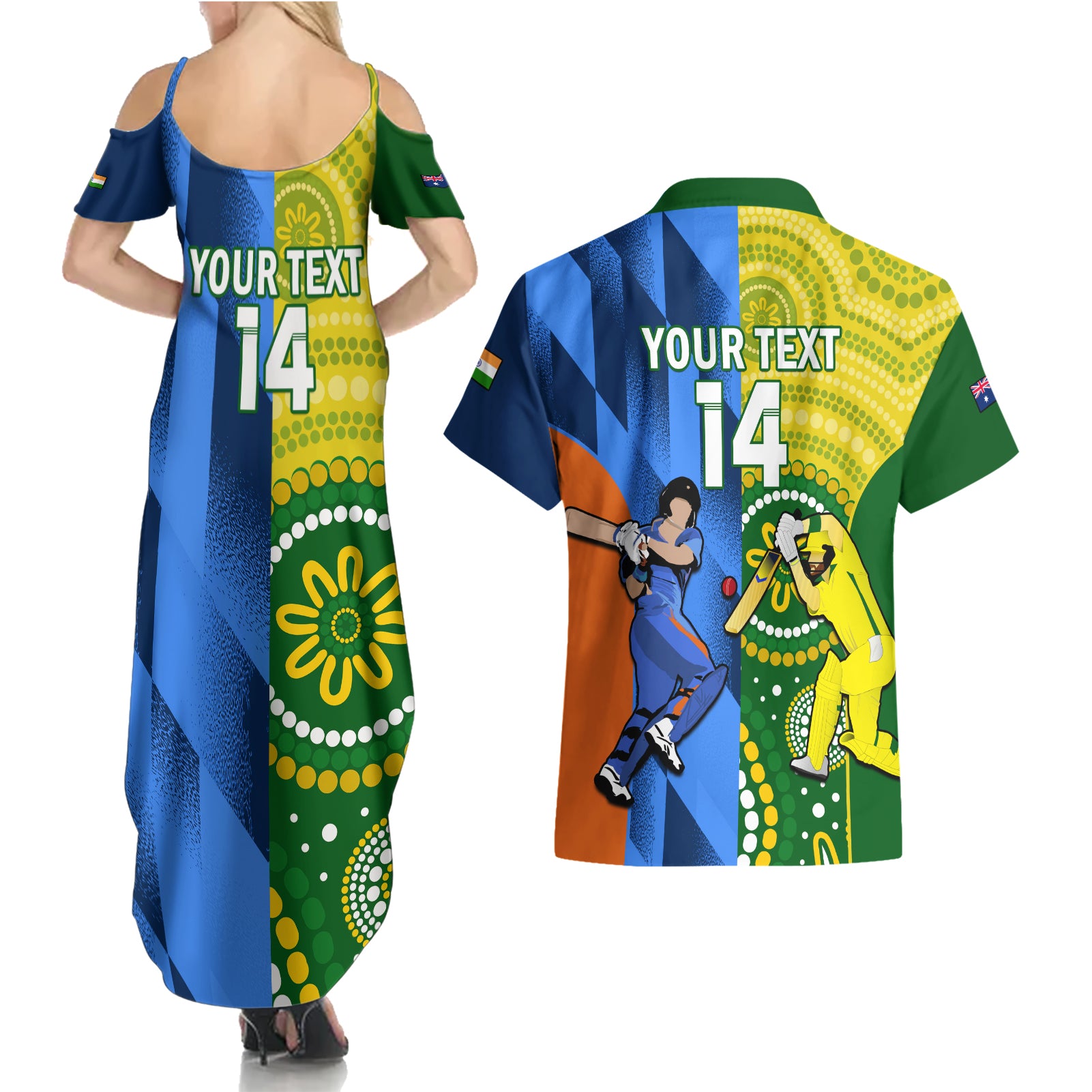 custom-australia-and-india-cricket-couples-matching-summer-maxi-dress-and-hawaiian-shirt-2023-world-cup-final-together