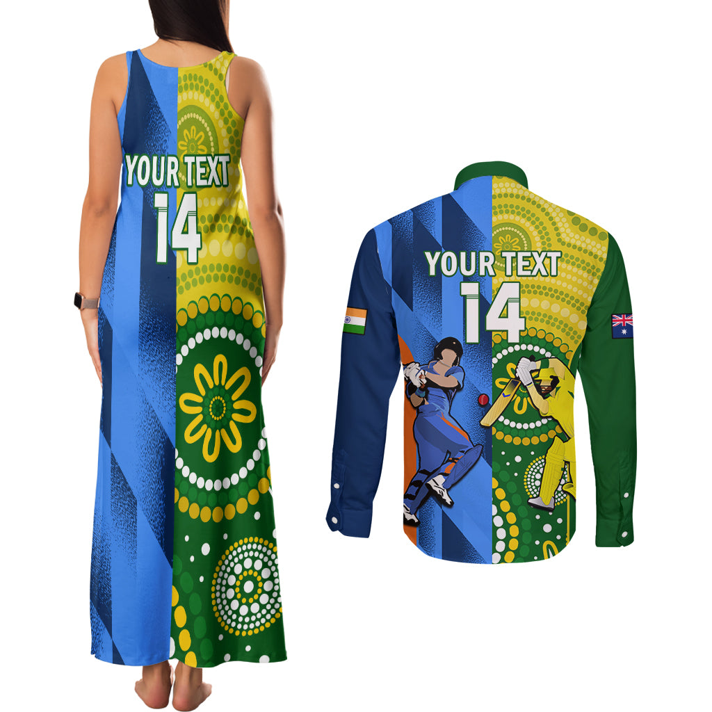 custom-australia-and-india-cricket-couples-matching-tank-maxi-dress-and-long-sleeve-button-shirt-2023-world-cup-final-together