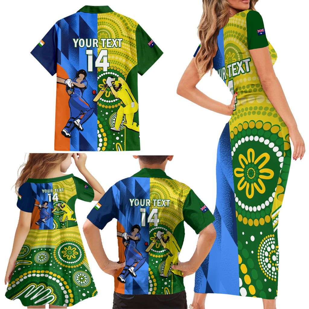custom-australia-and-india-cricket-family-matching-short-sleeve-bodycon-dress-and-hawaiian-shirt-2023-world-cup-final-together