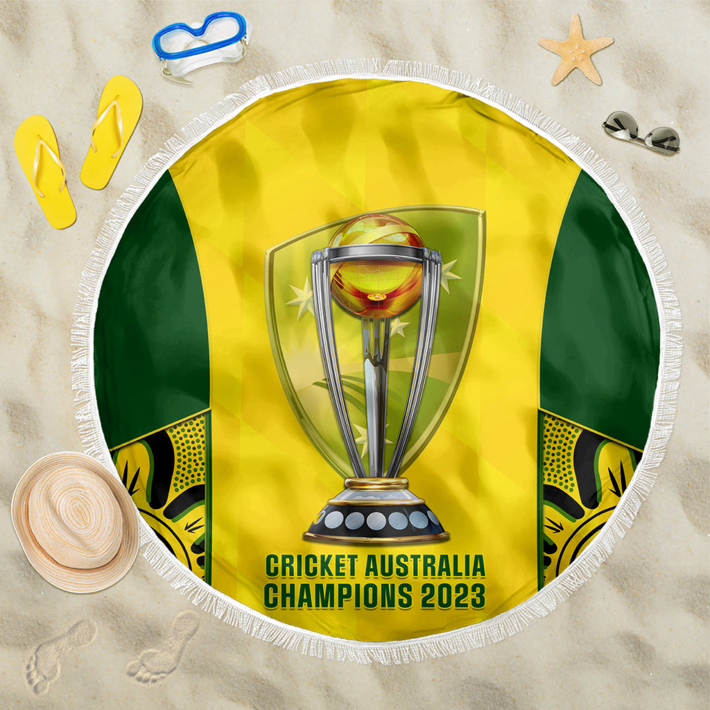 australia-cricket-beach-blanket-world-cup-go-champions-2023-indigenous