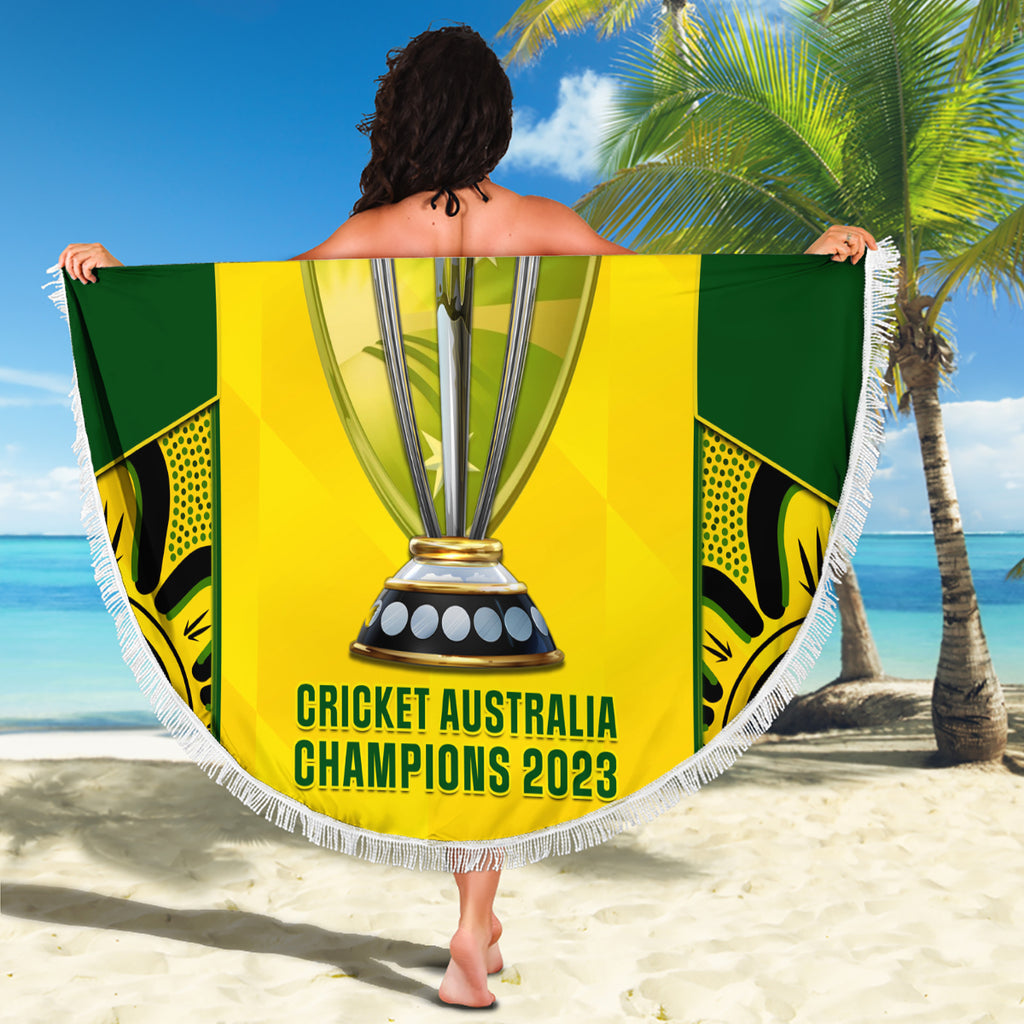 australia-cricket-beach-blanket-world-cup-go-champions-2023-indigenous