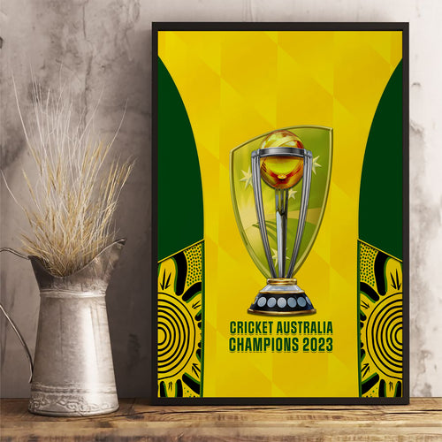 australia-cricket-canvas-wall-art-world-cup-go-champions-2023-indigenous