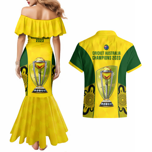 australia-cricket-couples-matching-mermaid-dress-and-hawaiian-shirt-world-cup-go-champions-2023-indigenous