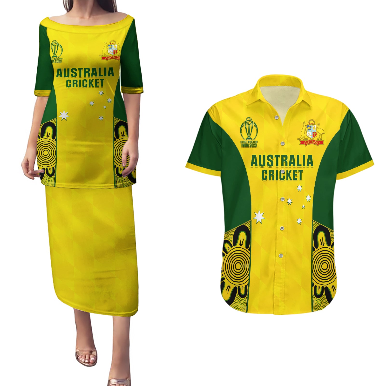 australia-cricket-couples-matching-puletasi-dress-and-hawaiian-shirt-world-cup-go-champions-2023-indigenous