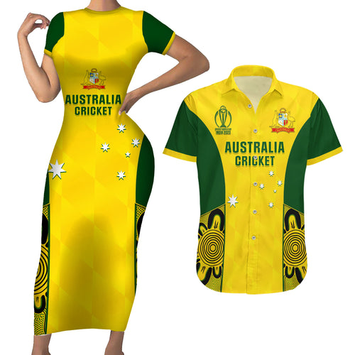 australia-cricket-couples-matching-short-sleeve-bodycon-dress-and-hawaiian-shirt-world-cup-go-champions-2023-indigenous