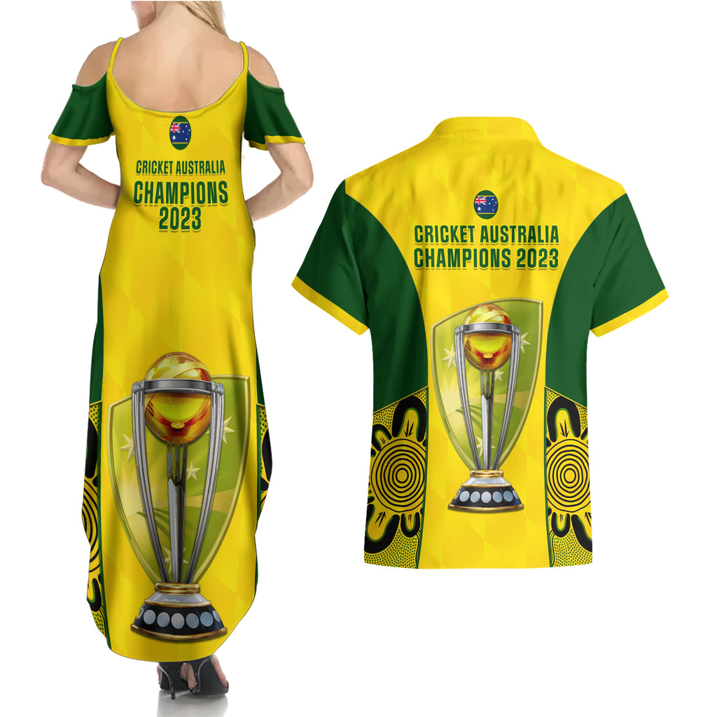 australia-cricket-couples-matching-summer-maxi-dress-and-hawaiian-shirt-world-cup-go-champions-2023-indigenous