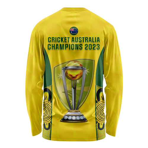 australia-cricket-long-sleeve-shirt-world-cup-go-champions-2023-indigenous