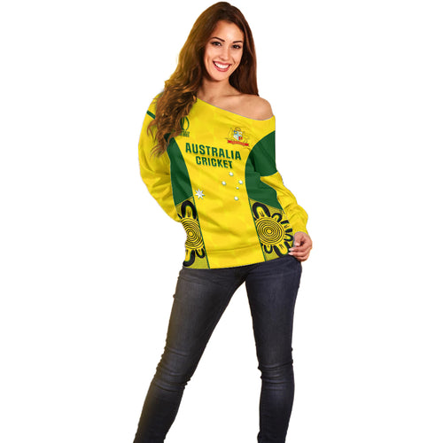 australia-cricket-off-shoulder-sweater-world-cup-go-champions-2023-indigenous