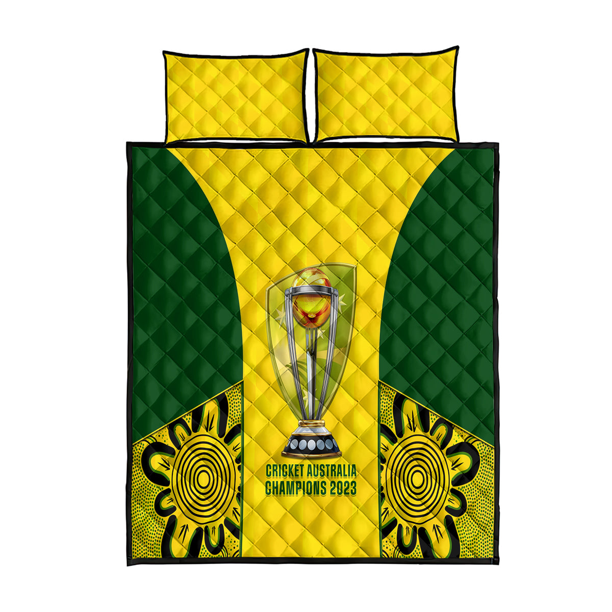 australia-cricket-quilt-bed-set-world-cup-go-champions-2023-indigenous