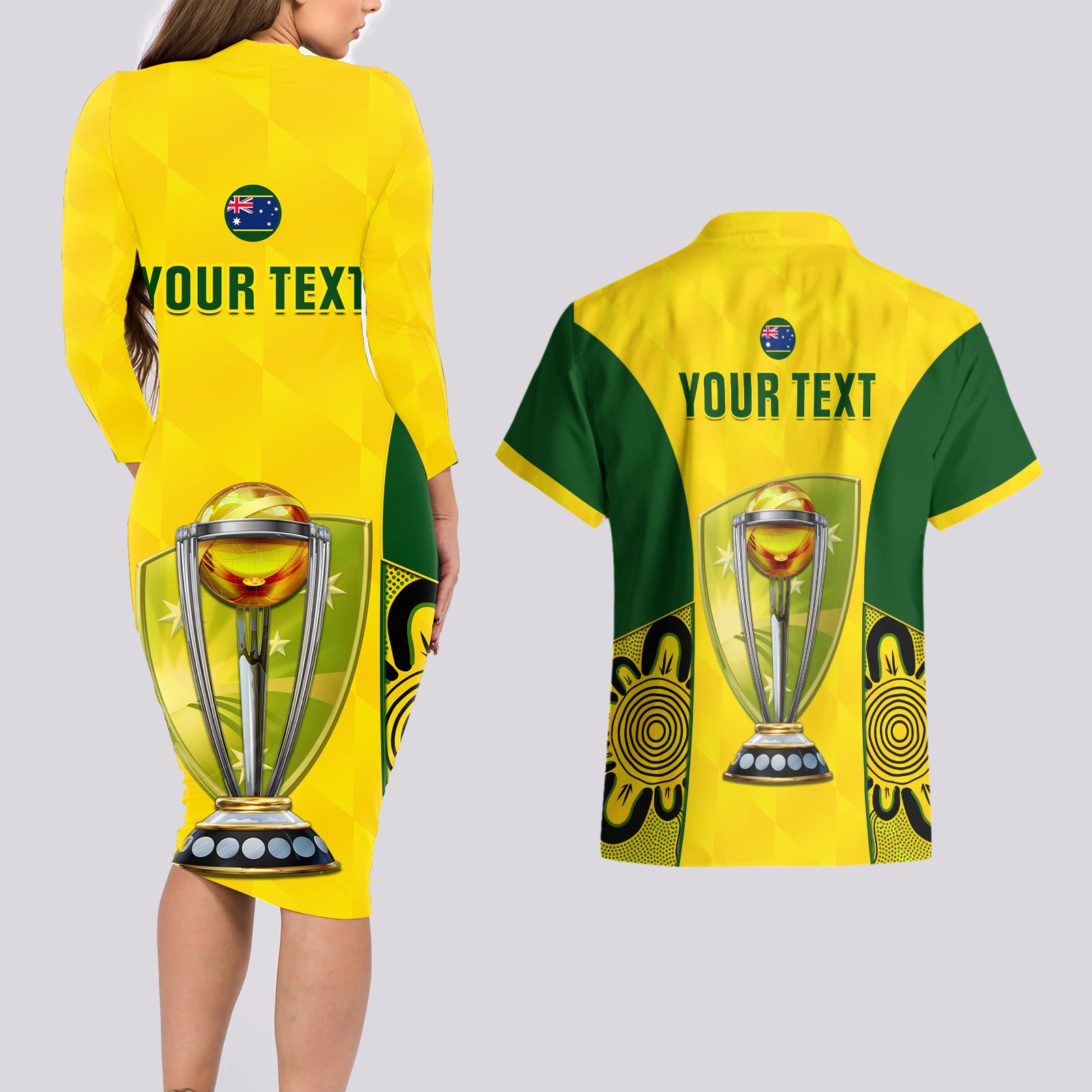 custom-australia-cricket-couples-matching-long-sleeve-bodycon-dress-and-hawaiian-shirt-world-cup-go-champions-2023-indigenous