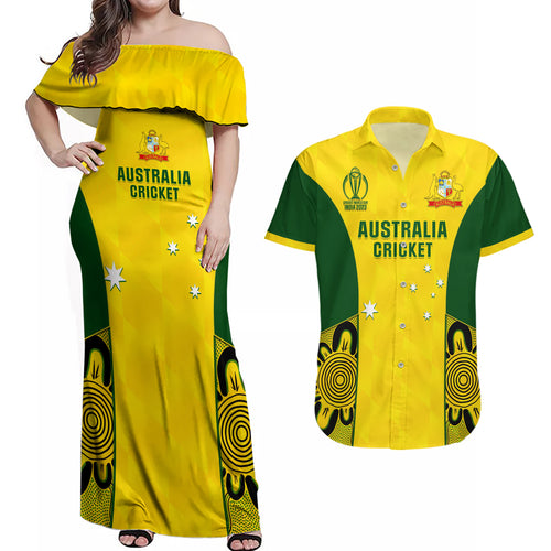 custom-australia-cricket-couples-matching-off-shoulder-maxi-dress-and-hawaiian-shirt-world-cup-go-champions-2023-indigenous