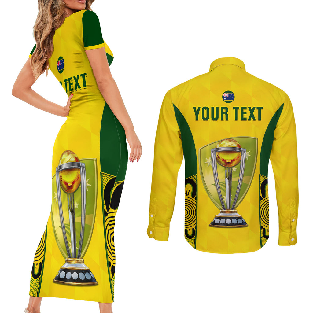 custom-australia-cricket-couples-matching-short-sleeve-bodycon-dress-and-long-sleeve-button-shirt-world-cup-go-champions-2023-indigenous