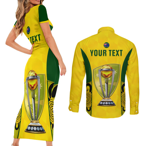 custom-australia-cricket-couples-matching-short-sleeve-bodycon-dress-and-long-sleeve-button-shirt-world-cup-go-champions-2023-indigenous