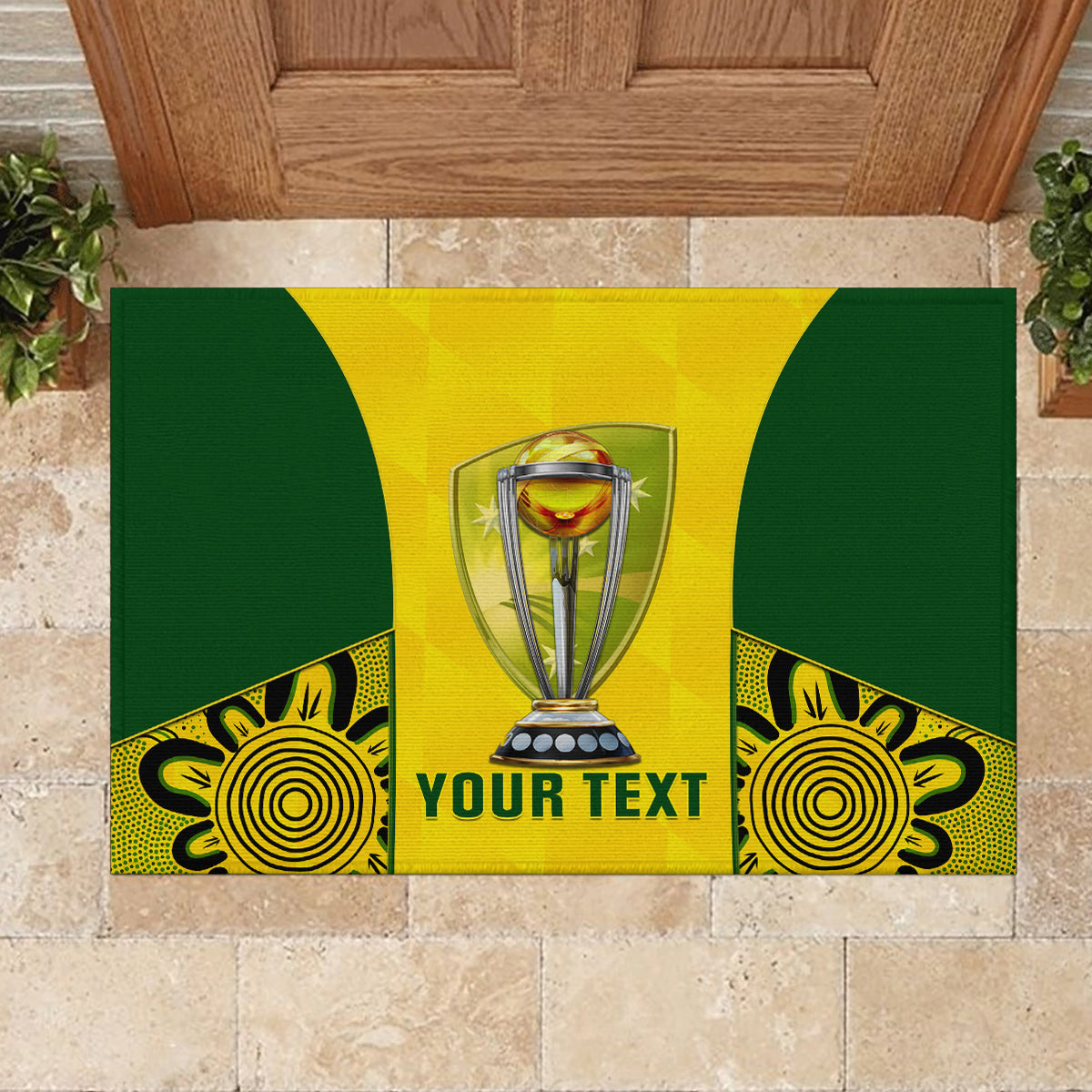 custom-australia-cricket-rubber-doormat-world-cup-go-champions-2023-indigenous