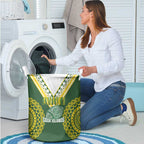 Avaiki Cook Islands Rugby Laundry Basket Kuki Airani Tatau Green - Aussie Hoodie