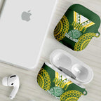 Avaiki Cook Islands Rugby AirPods Case Kuki Airani Tatau Green - Aussie Hoodie