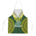 Avaiki Cook Islands Rugby Apron Kuki Airani Tatau Green - Aussie Hoodie