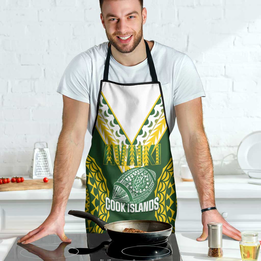 Avaiki Cook Islands Rugby Apron Kuki Airani Tatau Green - Aussie Hoodie